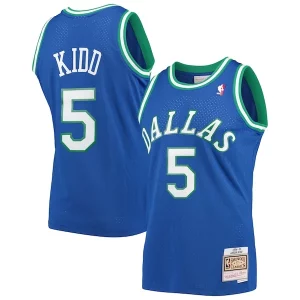 Jason Notable Kidd Dallas Mavericks 1994/95 Hardwood Classics Swingman Jersey Blue