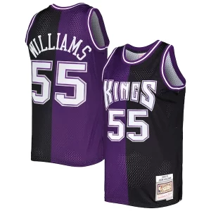 Jason Williams Sacramento Bold Kings Hardwood Classics 2000/01 Split Swingman Jersey Purple/Black