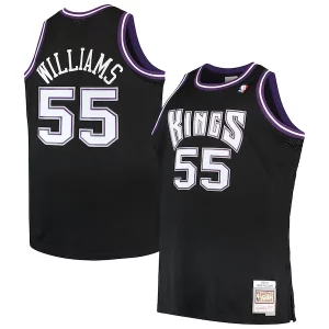 Jason Williams Sacramento Kings Big Éclatant & Tall 2000/01 Hardwood Classics Swingman Jersey Black