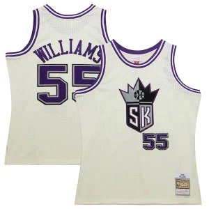 Jason Williams Sacramento Kings Stylish Chainstitch Swingman Jersey Cream