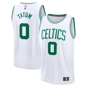 Jayson Tatum Boston Celtics Youth Fast Break Replica Player Exceptionnel Jersey Association Edition White