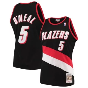 Jermaine O'Neal Portland Trail Blazers 1999/00 Hardwood Classics Dashing Swingman Jersey Black