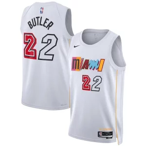 Jimmy Butler Miami Heat Nike Dashing Unisex 2022/23 Swingman Jersey City Edition White