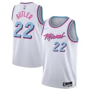 Jimmy Butler Miami Heat Nike Unisex 2024/25 Swingman Player Superbe Jersey City Edition White