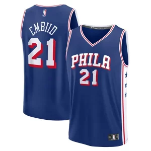 Joel Embiid Philadelphia 76ers Fast Collectible Break Replica Player Jersey Icon Edition Royal