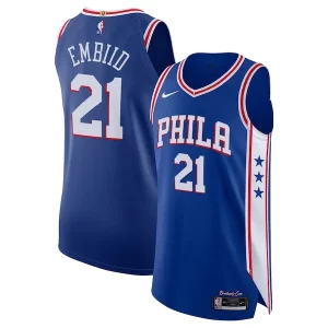 Joel Embiid Philadelphia Magnifique 76ers Nike Authentic Jersey Association Edition Royal