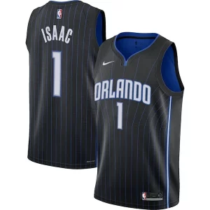 Jonathan Isaac Orlando Magic Nike Sophistiqué Youth Swingman Jersey Icon Edition Black