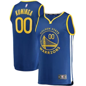 Jonathan Kuminga Golden State Warriors 2021 NBA Draft First Round Pick Fast Break Replica Jersey Exquisite Royal Icon Edition