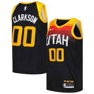 Jordan Clarkson Collectible Utah Jazz Nike Swingman Player Jersey City Edition Black