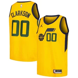 Jordan Clarkson Utah Jazz Jordan Brand Swingman Player Jersey Statement Edition Yellow Gracieux