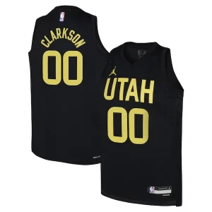 Jordan Clarkson Utah Jazz Jordan Brand Youth Swingman Authentique Jersey Statement Edition Black