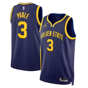 Jordan Poole Golden State Personalisable Warriors Jordan Brand Unisex Swingman Jersey Statement Edition Navy