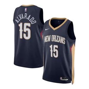 Jose Alvarado New Orleans Pelicans Nike Unisex Swingman Charming Jersey Association Edition Navy
