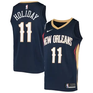Jrue Holiday New Orleans Pelicans Nike Captivant Swingman Jersey Navy