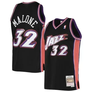 Karl Malone Utah Jazz 2001/02 Hardwood Classics Swingman Prime Jersey Black