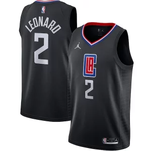 Kawhi Bold Leonard LA Clippers Jordan Brand 2020/21 Swingman Jersey Statement Edition Black