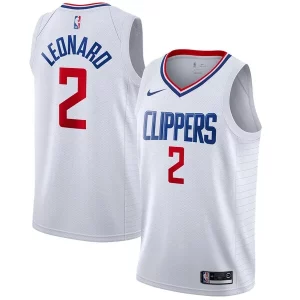Kawhi Leonard LA Clippers Bold Nike 2019/2020 Swingman Jersey Association Edition White