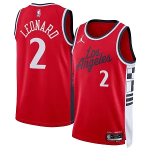 Kawhi Leonard LA Clippers Jordan Brand Unisex 2024/25 Swingman Jersey Statement Captivant Edition Red
