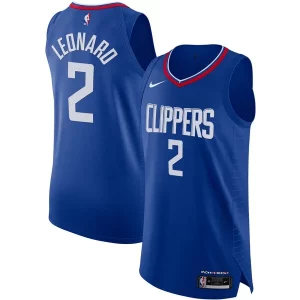 Kawhi Leonard LA Clippers Nike Authentic Jersey Association Haut de gamme Edition Royal
