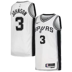 Keldon Johnson San Antonio Gracieux Spurs Nike Unisex Swingman Jersey Association Edition White