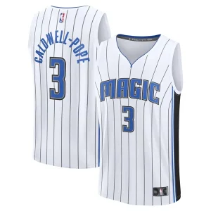 Kentavious Caldwell Pope Orlando Refiné Magic Fast Break Replica Player Jersey Association Edition White