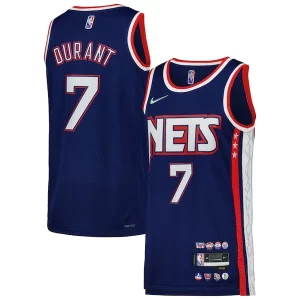 Kevin Durant Brooklyn Nets Nike Swingman Player Jersey City Edition Blue/Gray Incontournable