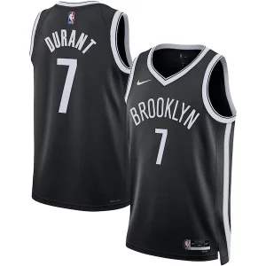 Kevin Durant Brooklyn Nets Nike Unisex Swingman Jersey Icon Edition Confortable Black/White
