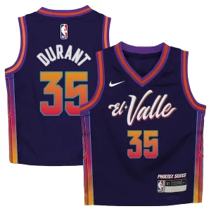 Kevin Durant Éclatant Phoenix Suns Nike Toddler 2023/24 Swingman Replica Jersey City Edition Purple