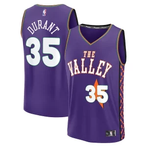 Kevin Durant Phoenix Suns Youth 2024/25 Fast Break Player Jersey City Sophistiqué Edition Purple