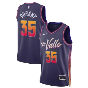 Kevin Durant Phoenix Suns Nike Unisex 2023/24 Swingman Vibrant Jersey Purple City Edition