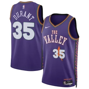 Kevin Durant Phoenix Suns Nike Unisex 2024/25 Swingman Player Premium Jersey City Edition Purple