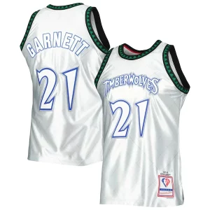 Kevin Garnett Minnesota Tendance Timberwolves 1997/98 Hardwood Classics 75th Anniversary Swingman Jersey Platinum