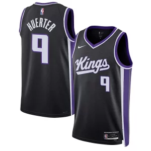 Kevin Huerter Sacramento Kings Nike Premium Unisex Swingman Jersey Association Edition Black