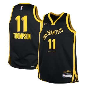 Klay Thompson Golden State Warriors Nike Youth Swingman Replica Jersey City Tendance Edition Black