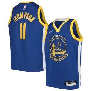 Klay Thompson Golden State Warriors Nike Youth Team Swingman Jersey Icon Edition Blue Haut de gamme