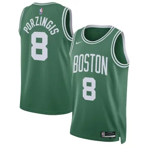 Kristaps Porzingis Boston Celtics Nike Unisex Swingman Jersey Icon Notable Edition Kelly Green