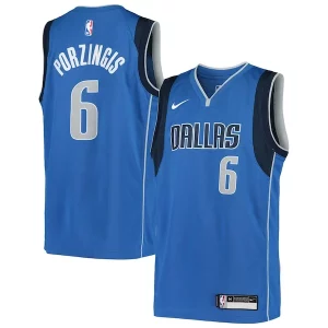 Kristaps Porzingis Dallas Notable Mavericks Nike Youth Swingman Jersey Icon Edition Blue