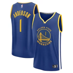 Kyle Anderson Golden Vibrant State Warriors Youth Fast Break Replica Player Jersey Icon Edition Royal