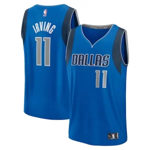Kyrie Irving Dallas Gracieux Mavericks Fast Break Replica Player Jersey Icon Edition Blue