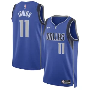 Kyrie Irving Dallas Tendance Mavericks Nike Unisex Swingman Jersey Icon Edition Blue