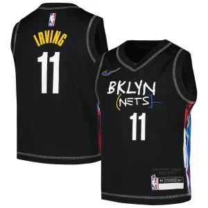Kyrie Irving Stylish Brooklyn Nets Nike Preschool 2020/21 Swingman Jersey City Edition Black