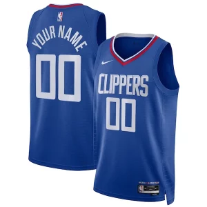 LA Clippers Nike Unisex Charming Swingman Custom Jersey Royal Icon Edition