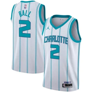 LaMelo Ball Charlotte Hornets Jordan Brand 2020/21 Swingman Player Jersey Association Admirable Edition White