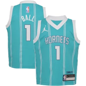 LaMelo Ball Charlotte Hornets Jordan Stylish Brand Toddler Swingman Player Jersey Icon Edition Teal