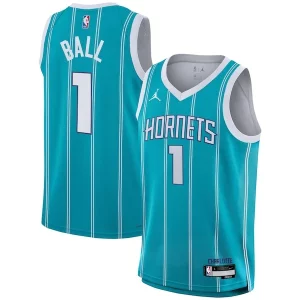 LaMelo Vibrant Ball Charlotte Hornets Nike Youth Swingman Jersey Icon Edition Teal