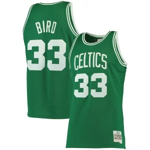 Larry Bird Boston Celtics 1985/86 Big & Tall Hardwood Classics Swingman Jersey Kelly Magnifique Green