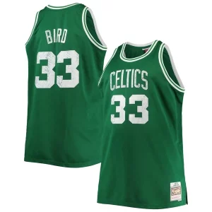 Larry Bird Boston Luxueux Celtics Big & Tall 1985/86 NBA 75th Anniversary Diamond Swingman Jersey Kelly Green