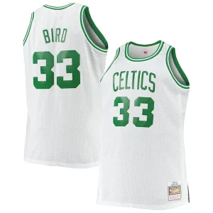 Larry Prime Bird Boston Celtics Big & Tall 1985/86 Hardwood Classics Swingman Jersey White