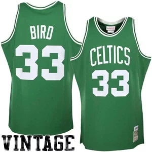 Larry Stylish Bird Boston Celtics 1985/86 Hardwood Classics Authentic Jersey Kelly Green