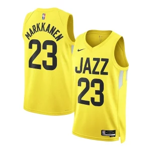 Lauri Bold Markkanen Utah Jazz Nike Unisex Swingman Jersey Icon Edition Gold